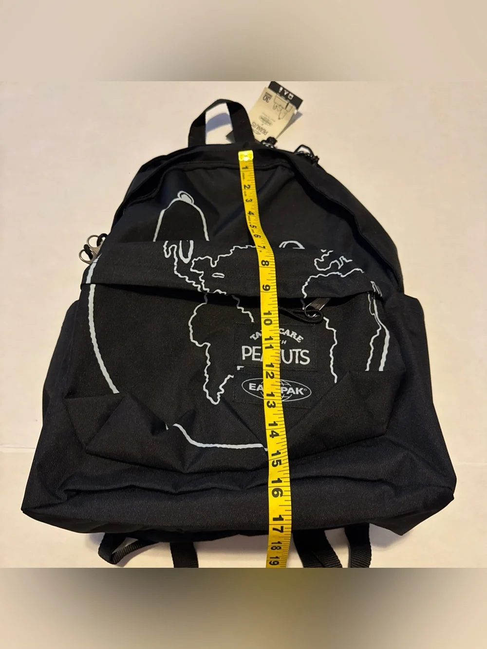 Peanuts Snoopy EASTPAK Day Office Black Backpack NWT